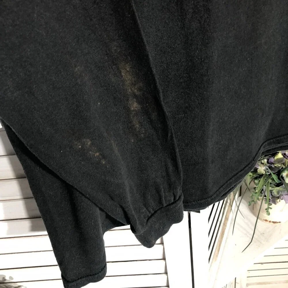 Columbia Black Cotton Long Sleeve Graphic T-Shirt Men's M - Picture 9 of 10